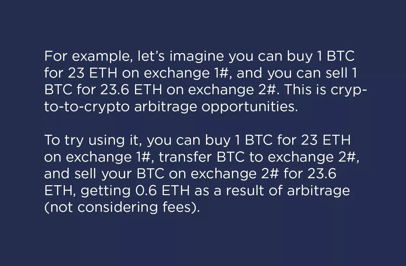 what does arbitrage means