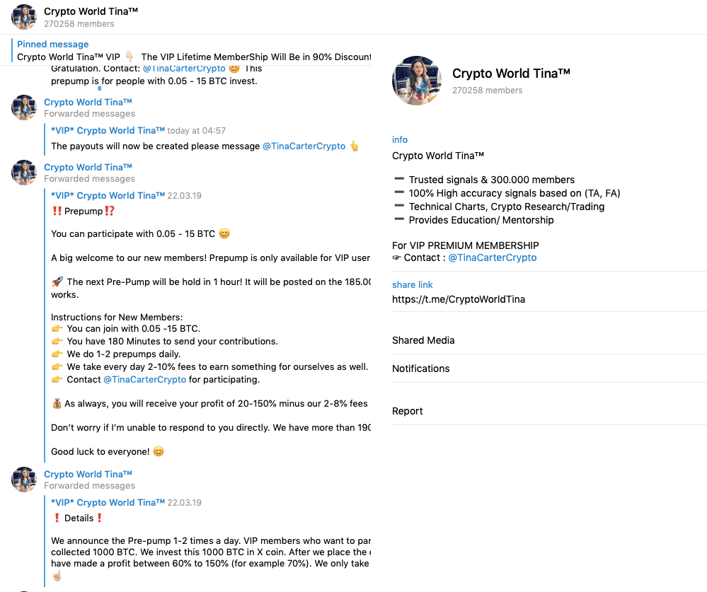 tina carter crypto scam