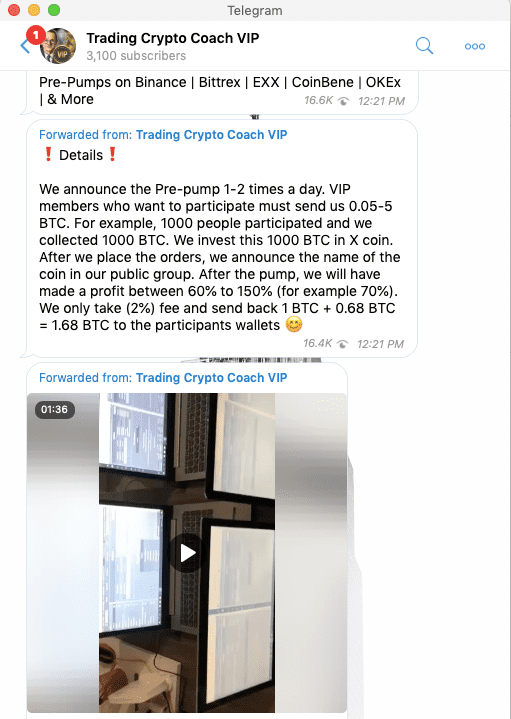 trading crypto coach tina carter scam