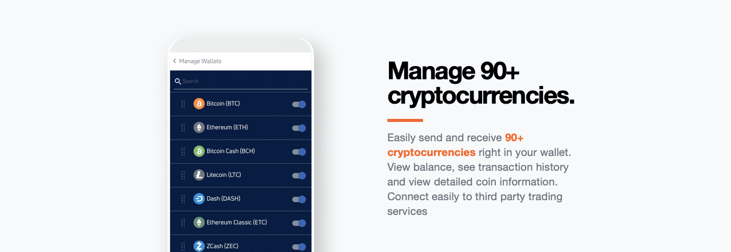 Jaxx wallet coins