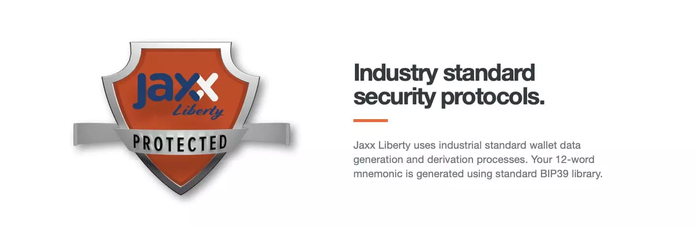 Jaxx wallet security